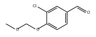 3-氯-4-(甲氧基甲氧基)苯甲醛 结构式