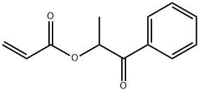 1-OXO-1-PHENYLPROPAN-2-YL ACRYLATE 结构式