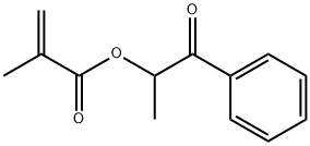 1-OXO-1-PHENYLPROPAN-2-YL METHACRYLATE 结构式
