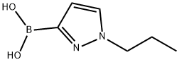 Boronic acid, B-(1-propyl-1H-pyrazol-3-yl)- 结构式