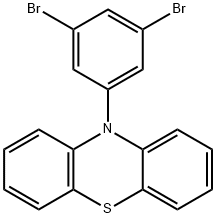 10-(3,5-dibromophenyl)-10H-phenothiazine 结构式