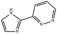 Pyridazine, 3-(1H-imidazol-2-yl)- 结构式