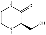 (R)-3-(羟甲基)哌嗪-2-酮 结构式