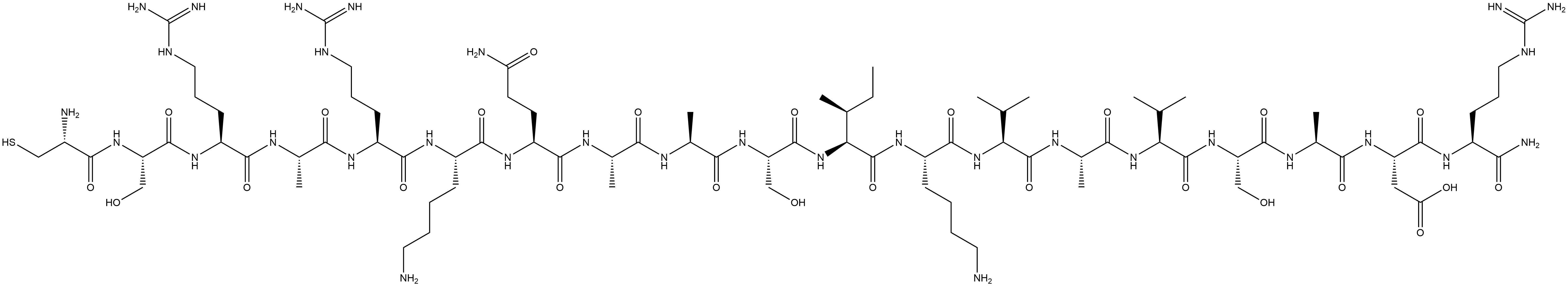 活性肽PA22-2 结构式