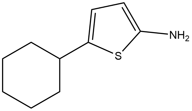 5-Cyclohexyl-2-thiophenamine 结构式