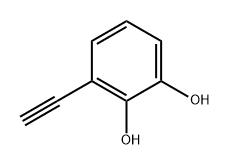3-乙炔基苯-1,2-二醇 结构式