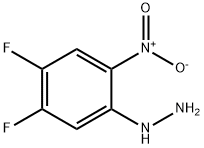 (4,5-二氟-2-硝基苯基)肼 结构式