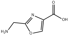 2-(氨基甲基)噁唑-4-羧酸 结构式