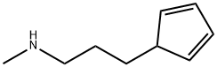 3-(2,4-环戊二烯-1-基)-N-甲基-1-丙胺 结构式