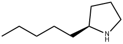 (S)-2-戊基吡咯烷 结构式