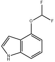 4-(二氟甲氧基)-1H-吲哚 结构式