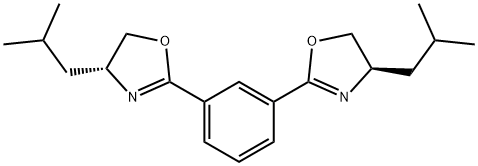 1,3-双((R)-4-异丁基-4,5-二氢恶唑-2-基)苯 结构式