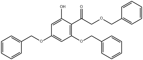 2-(benzyloxy)-1-(2,4-bisbenzyloxy-6-hydroxyphenyl)ethanone 结构式