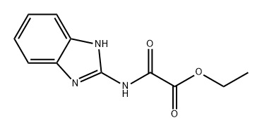 Acetic acid, 2-(1H-benzimidazol-2-ylamino)-2-oxo-, ethyl ester 结构式