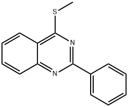 4-Methylsulfanyl-2-phenyl-quinazoline 结构式