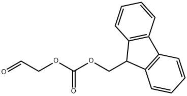 Carbonic acid, 9H-fluoren-9-ylmethyl 2-oxoethyl ester 结构式