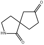 2-azaspiro[4.4]nonane-1,7-dione 结构式