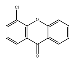 9H-Xanthen-9-one, 4-chloro- 结构式