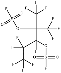 Fluorosulfuric acid, 1-fluoro-1-(pentafluoroethyl)-2,2-bis(trifluoromethyl)-1,2-ethanediyl ester (9CI) 结构式