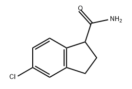 1H-Indene-1-carboxamide, 5-chloro-2,3-dihydro- 结构式