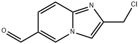 2-(氯甲基)咪唑并[1,2-A]吡啶-6-甲醛 结构式