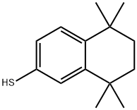 (5,5,8,8-四甲基-5,6,7,8-四氢萘-2-基)巯基 结构式