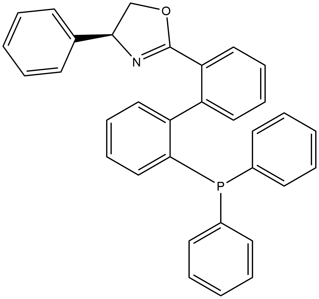 2-(2'-(二苯基膦基)-[1,1'-联苯]-2-基-4-苯基)-4,5-二氢噁唑 结构式