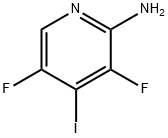 3,5-二氟-4-碘吡啶-2-胺 结构式