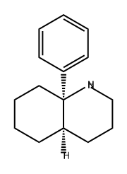 (4AR,8AR)-CIS-8A-PHENYLDECAHYDROQUINOLINE 结构式