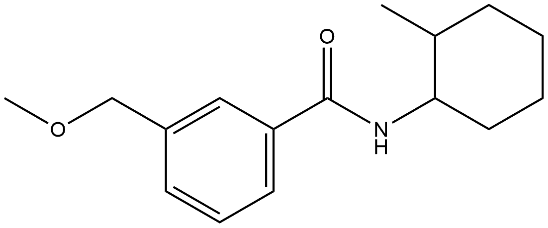 3-(Methoxymethyl)-N-(2-methylcyclohexyl)benzamide 结构式