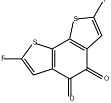 BENZO[2,1-B:3,4-B']DITHIOPHENE-4,5-DIONE, 2,7-DIFLUORO- 结构式