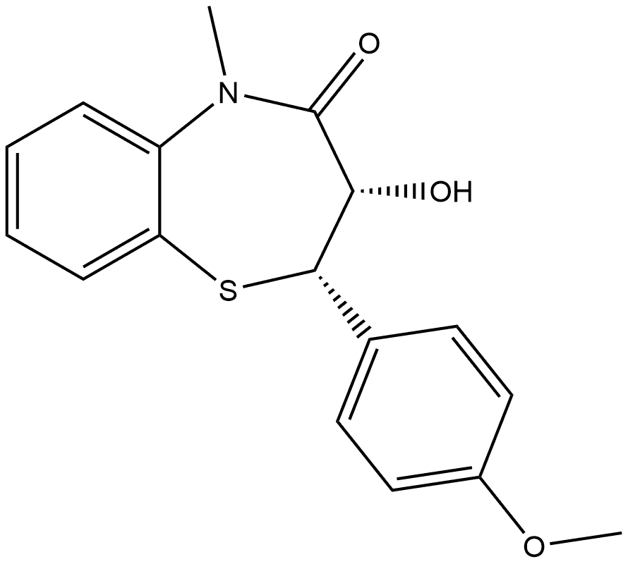 Diltiazem 3 Methyl Lactum 结构式