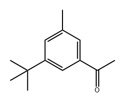 Ethanone, 1-[3-(1,1-dimethylethyl)-5-methylphenyl]- 结构式