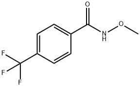 Benzamide, N-methoxy-4-(trifluoromethyl)- 结构式