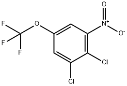 1,2-二氯-3-硝基-5-(三氟甲氧基)苯 结构式