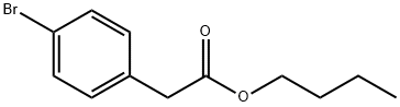 Benzeneacetic acid, 4-bromo-, butyl ester 结构式