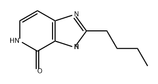 2-丁基-3H-咪唑并[4,5-C]吡啶-4(5H)-酮 结构式