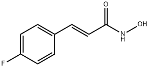 2-Propenamide, 3-(4-fluorophenyl)-N-hydroxy-, (2E)- 结构式