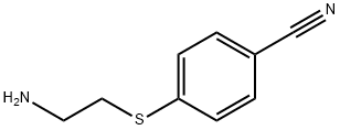 4-[(2-AMINOETHYL)THIO]-BENZONITRILE 结构式