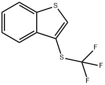 3-[(Trifluoromethyl)thio]benzo[b]thiophene 结构式