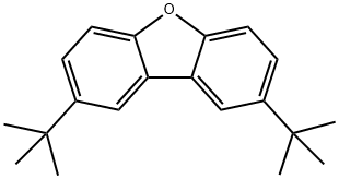2,8-二叔丁基二苯并[B,D]呋喃 结构式