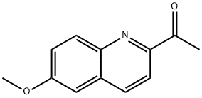 1-(6-甲氧基-2-喹啉基)乙酮 结构式