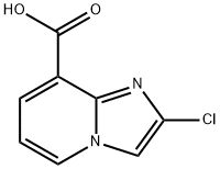 Imidazo[1,2-a]pyridine-8-carboxylic acid, 2-chloro- 结构式