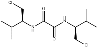 N,N-二(((1S)-1-氯甲基-2-甲基)丙基)草酰二胺 结构式