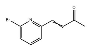 (E)-4-(6-溴吡啶-2-基)丁-3-烯-2-酮 结构式