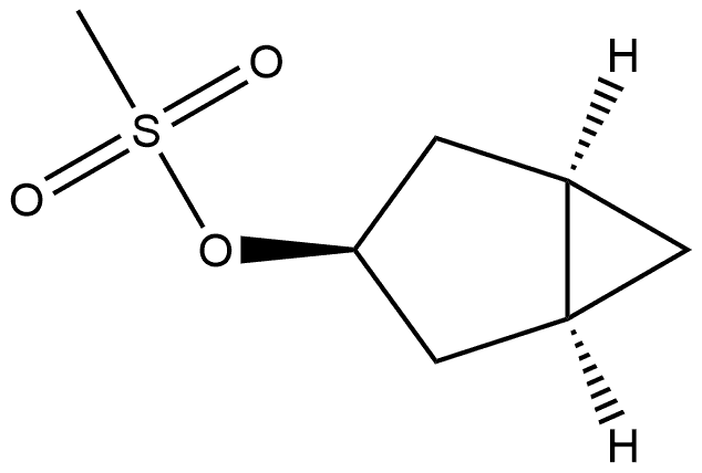 (1R,3R,5S)-双环[3.1.0]己-3-基甲磺酸酯 结构式