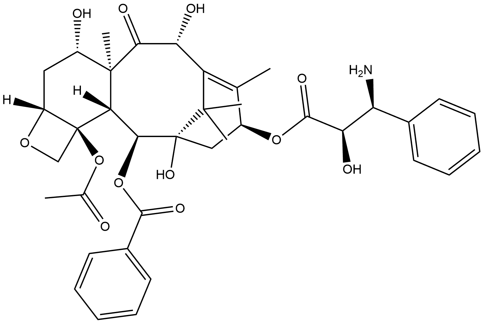 N-DEBOC-DOCETAXEL 结构式