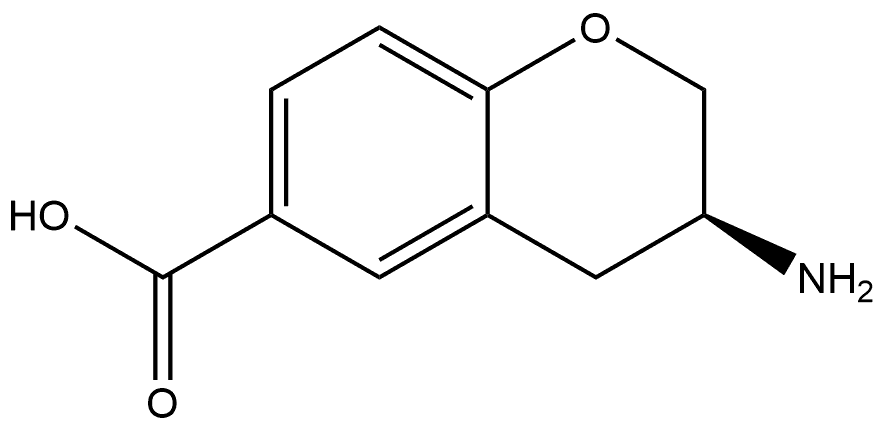 (S)-3-aminochromane-6-carboxylic acid 结构式