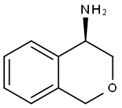 1H-2-Benzopyran-4-amine, 3,4-dihydro-, (4R)- 结构式