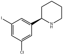 2-(3-chloro-5-iodophenyl)piperidine 结构式